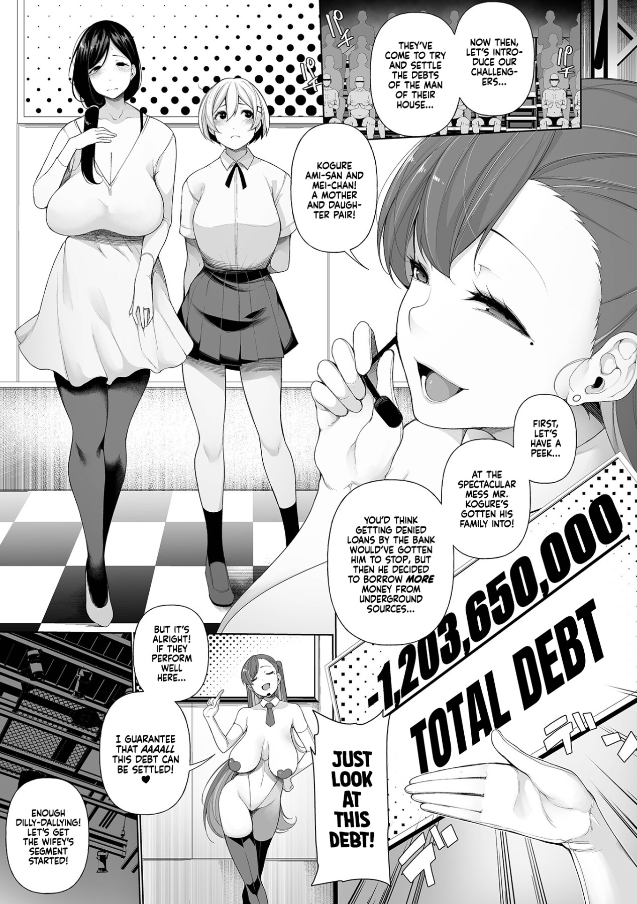 Hentai Manga Comic-Debt Settlement Variety Gameshow 1-Read-5